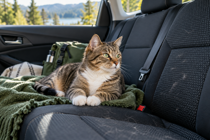 Tierhaare im Auto entfernen: So bleiben Sitze sauber